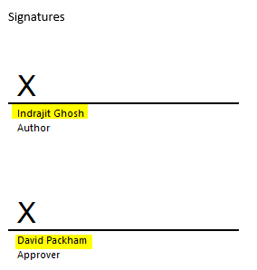 Signature Line