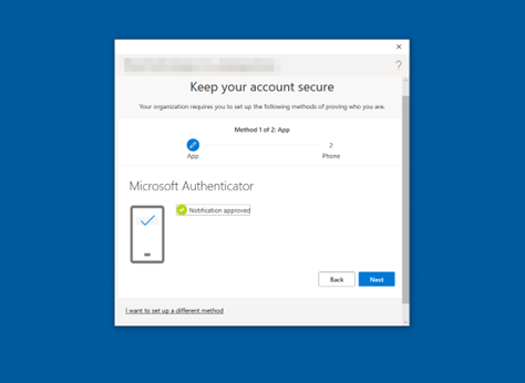Figure 42: Microsoft Authenticator for Android App Notification Approved